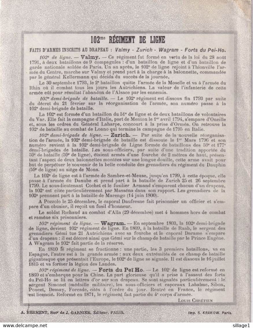 Vieux Papiers > Buvards, Protège-cahiers Illustrés > Militaire - M