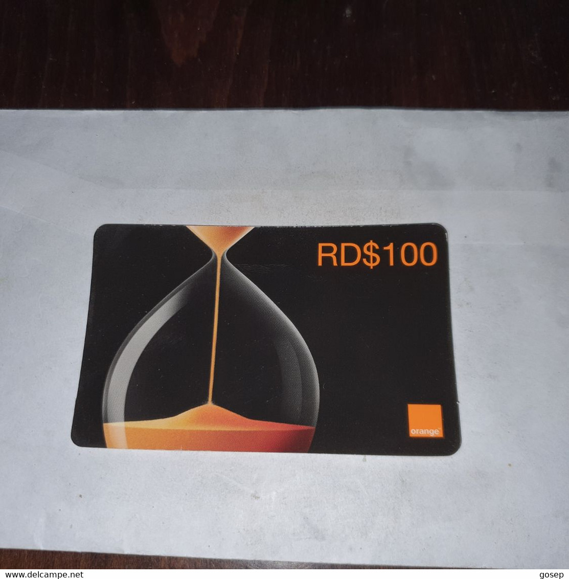 Dominicana-(orange-24rd$100)-(8)-(1132-2534-3426-10)-(31.12.2009)-used Card+1card Prepiad Free - Dominicaine