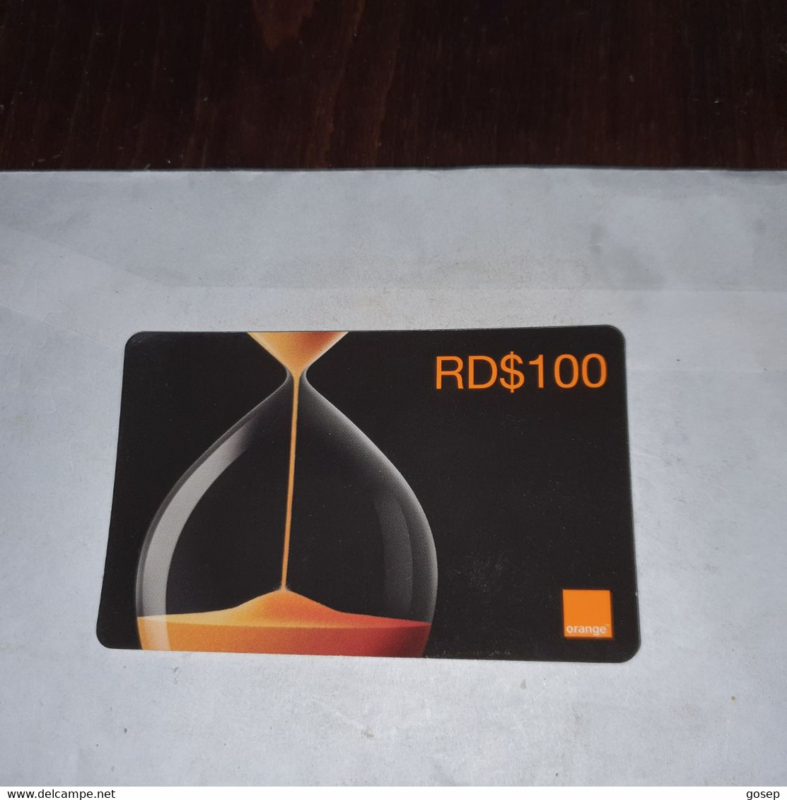 Dominicana-(orange-24rd$100)-(9)-(1137-9859-1430-63)-(31.12.2009)-used Card+1card Prepiad Free - Dominicana