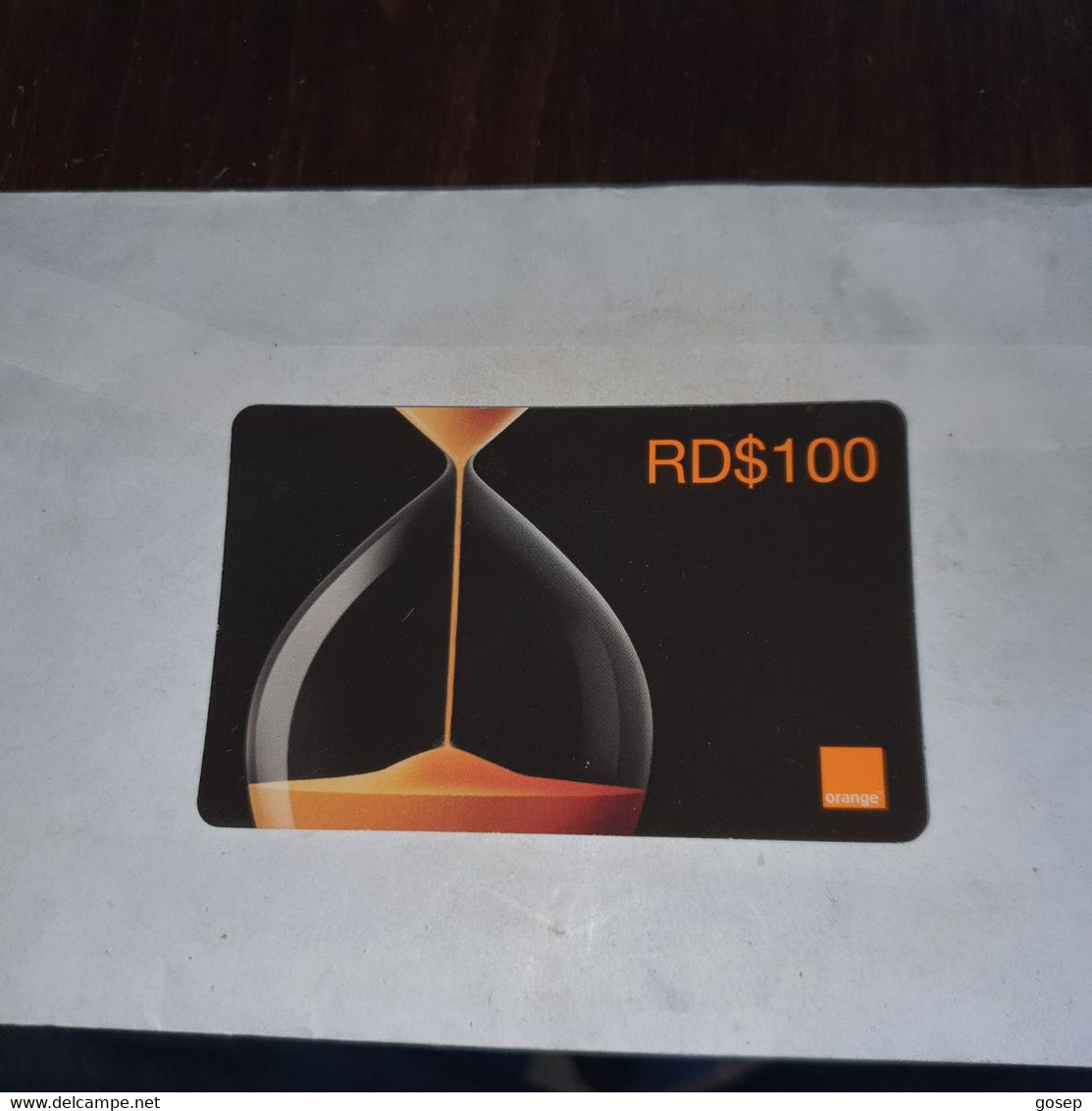 Dominicana-(orange-24rd$100)-(10)-(1358-8305-6316-87)-(31.12.2009)-used Card+1card Prepiad Free - Dominicaine