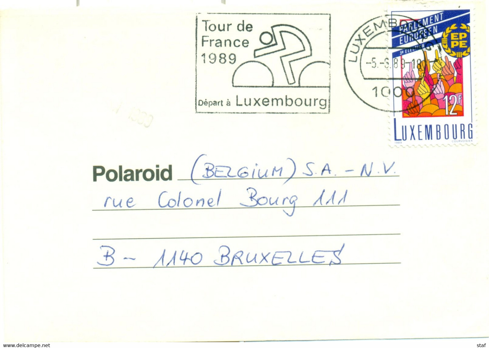 Tour De France 1989 Départ à Luxembourg - Storia Postale