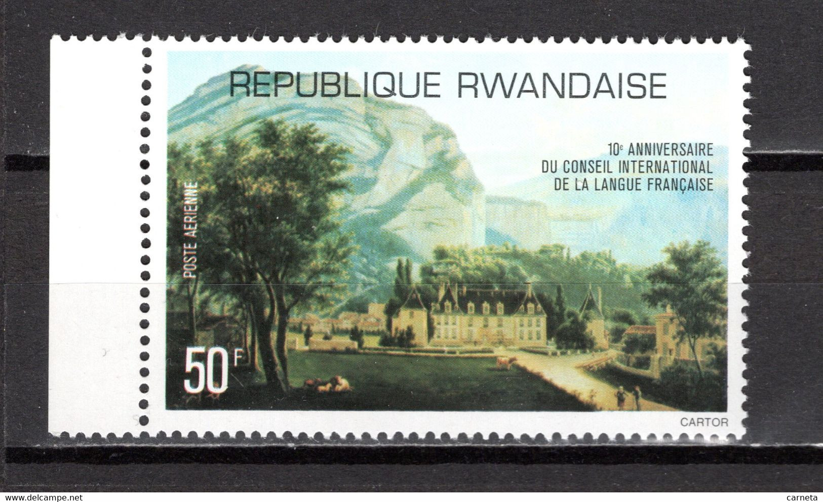 RWANDA   PA  N° 11     NEUF SANS CHARNIERE   COTE 2.50€   PAYSAGE CONSEIL DE LA LANGUE   VOIR DESCRIPTION - Otros & Sin Clasificación