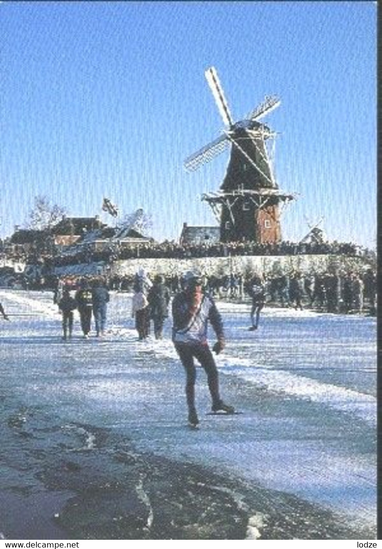 Nederland Holland Pays Bas Dokkum Molen Schaatsen Lelystad Lieuwe Zander - Dokkum