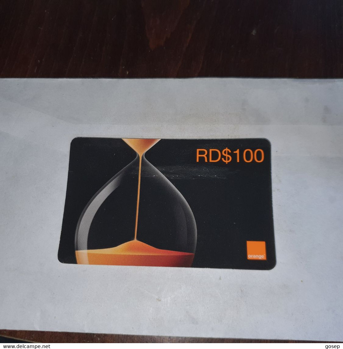 Dominicana-(orange-24rd$100)-(19)-(8257-3974-5581-83)-(31.12.2009)-used Card+1card Prepiad Free - Dominicana