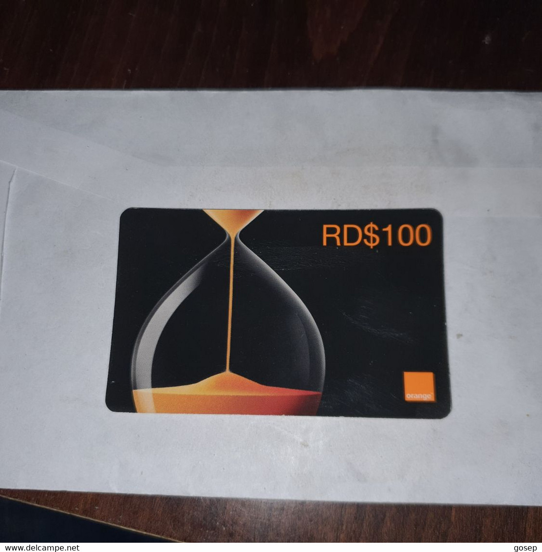 Dominicana-(orange-24rd$100)-(20)-(8604-8348-5829-70)-(31.12.2009)-used Card+1card Prepiad Free - Dominicana