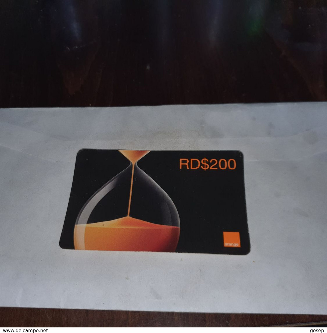 Dominicana-(orange-25rd$200)-(22)-(9065-2954-3654-29)-(31.12.2009)-used Card+1card Prepiad Free - Dominik. Republik