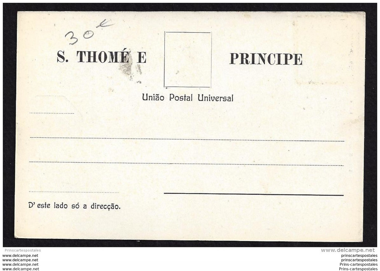 CPA Sao Thomé Et Principe Vista Parcial Da Cidade - Sao Tome En Principe