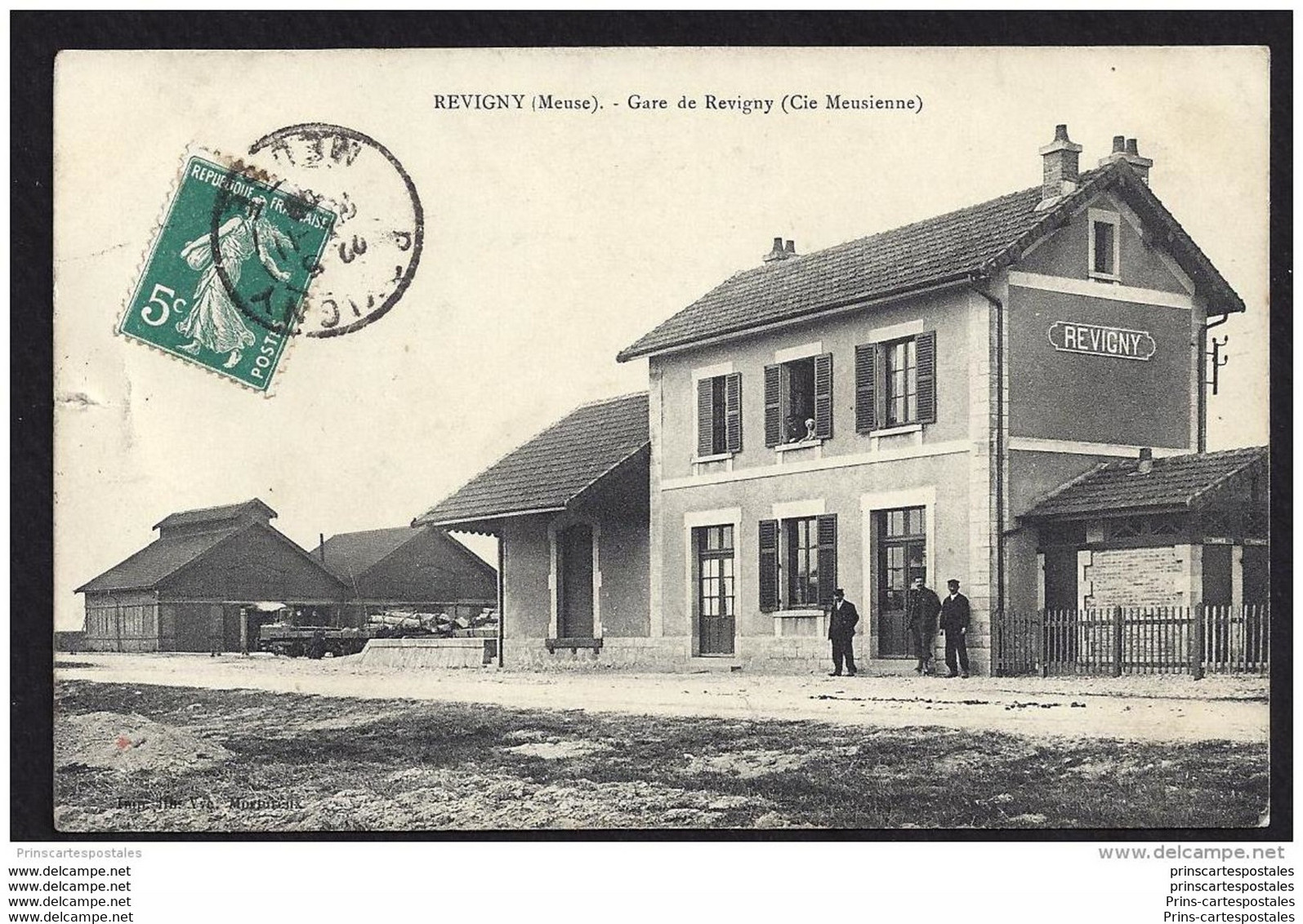 CPA 55 Revigny La Gare Ligne De Haironville à Triaucourt - Revigny Sur Ornain