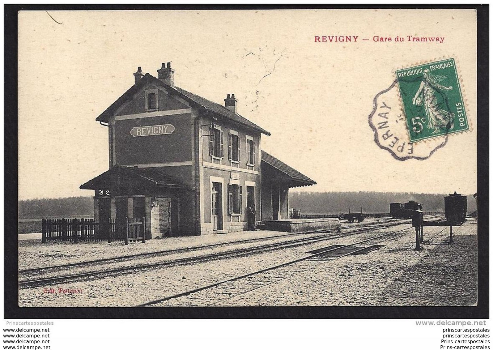 CPA 55 Revigny La Gare Ligne De Haironville à Triaucourt - Revigny Sur Ornain