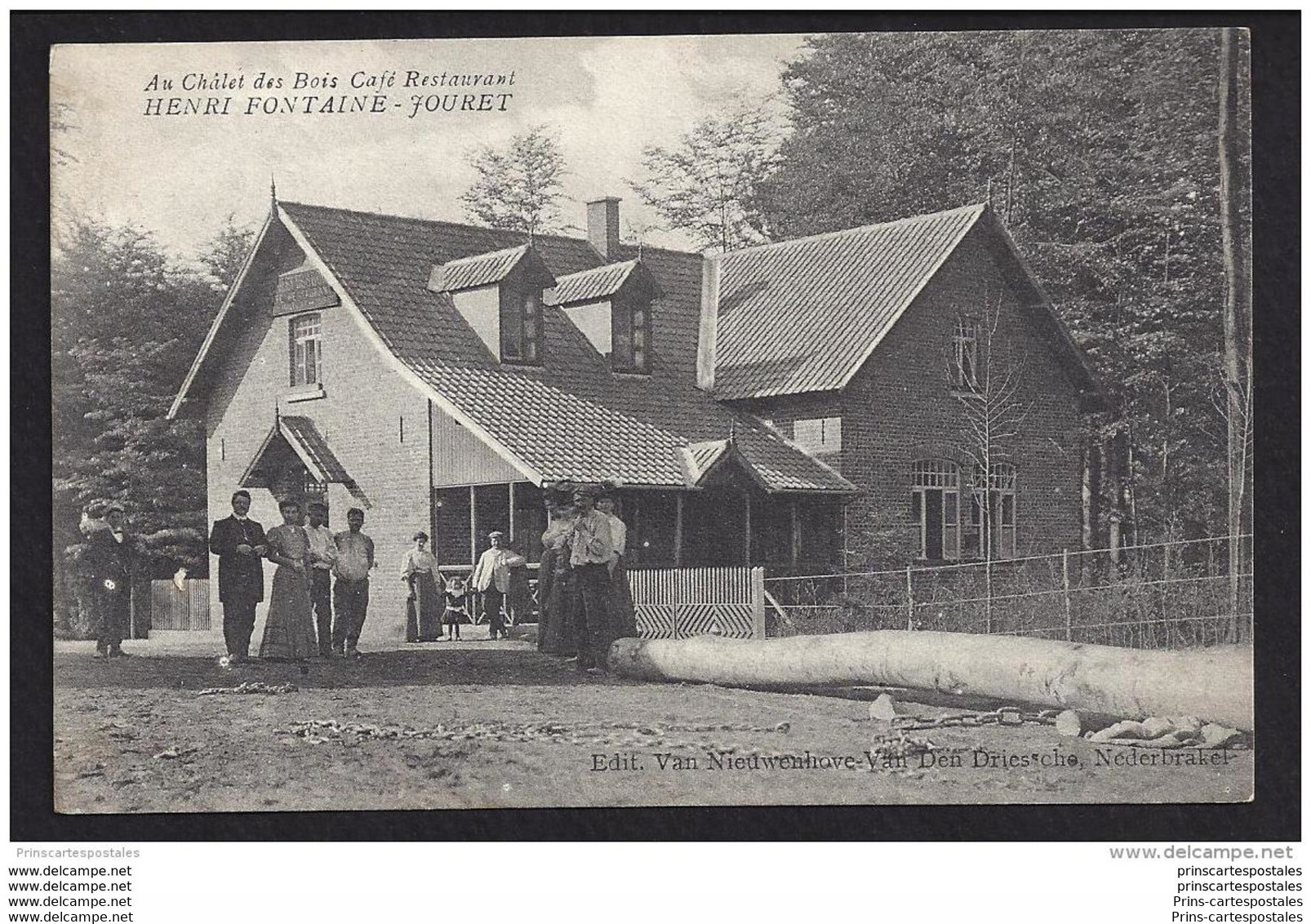 CPA Au Chalet Des Bois Café Restaurant Henri Fontaine Fouret Flobecq - Vloesberg