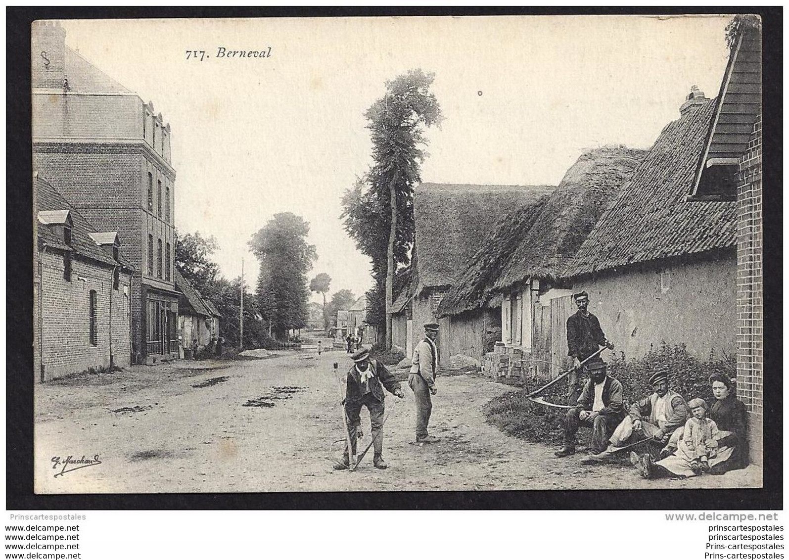 CPA 76 Berneval Une Rue - Berneval