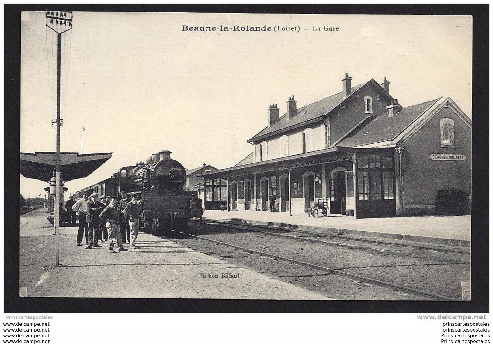 CPA 45 Beaune La Rolande La Gare Et Le Train - Beaune-la-Rolande