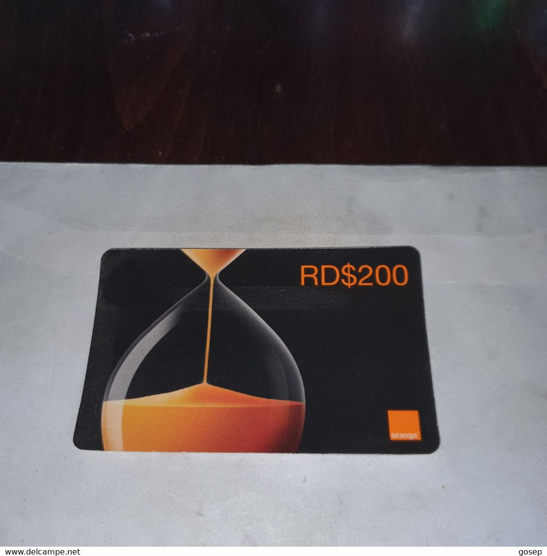 Dominicana-(orange-25rd$200)-(23)-(9064-1098-7595-85)-(31.12.2009)-used Card+1card Prepiad Free - Dominicaine