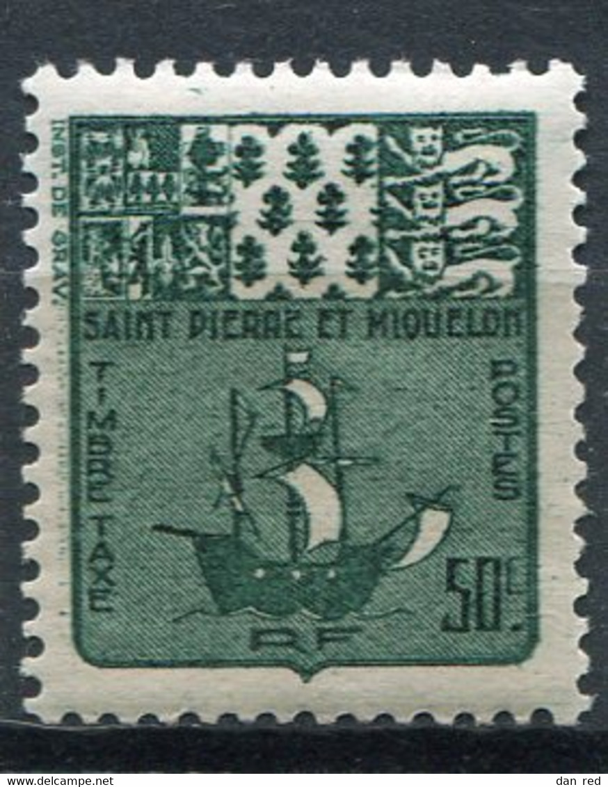 SAINT-PIERRE ET MIQUELON  N°  69 *  TAXE  (Y&T)   (Charnière) - Postage Due