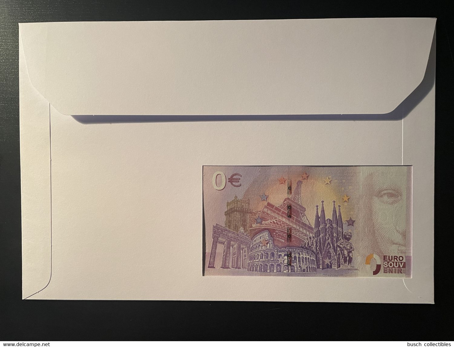 Euro Souvenir Banknote Cover Pape Pope Pape John Paul Johannes Jean II 100th Anniversary Vatican Djibouti Banknotenbrief - Papes