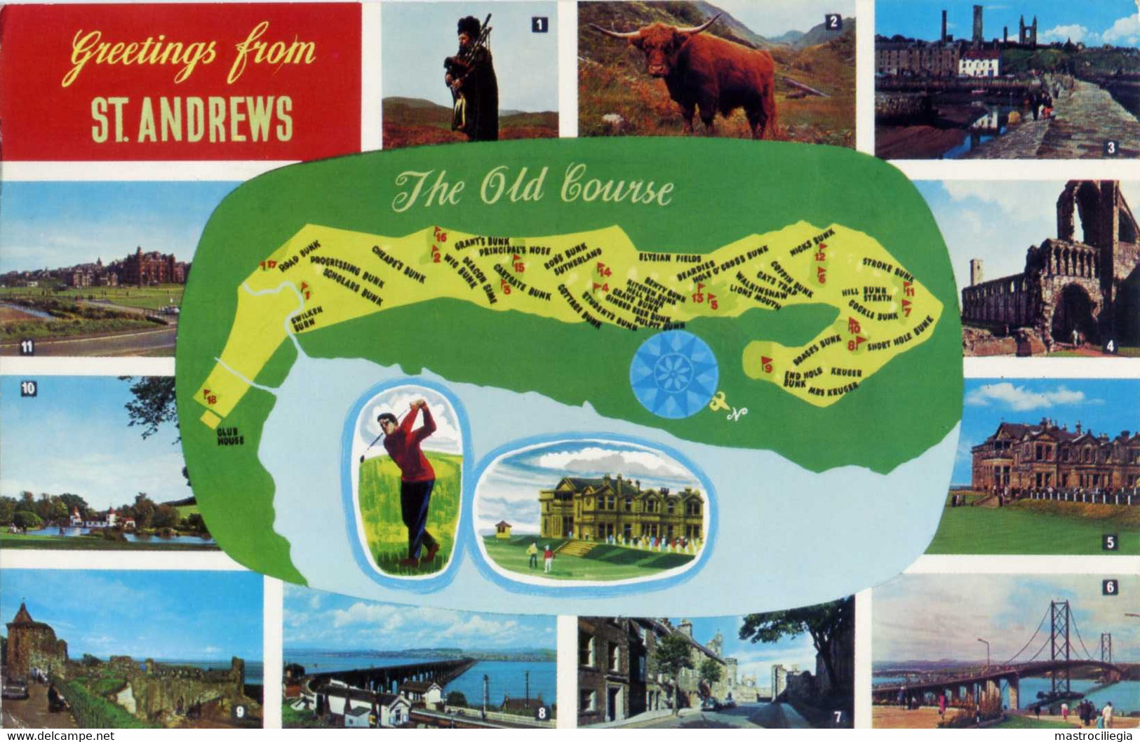 ST. ANDREWS  FIFE  SCOTLAND  Greetings From..  The Old Course  Multiview - Fife