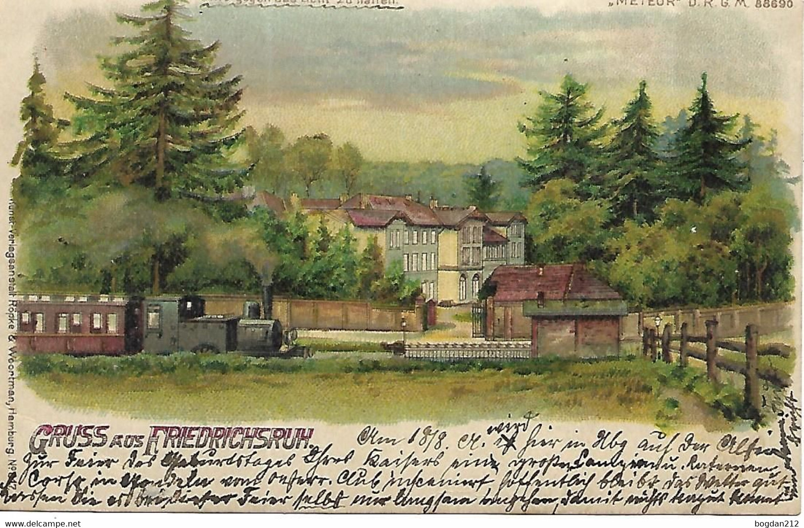 1910 - FRIEDRICHSRUH  Gute Zustand, 2 Scan - Friedrichsruh