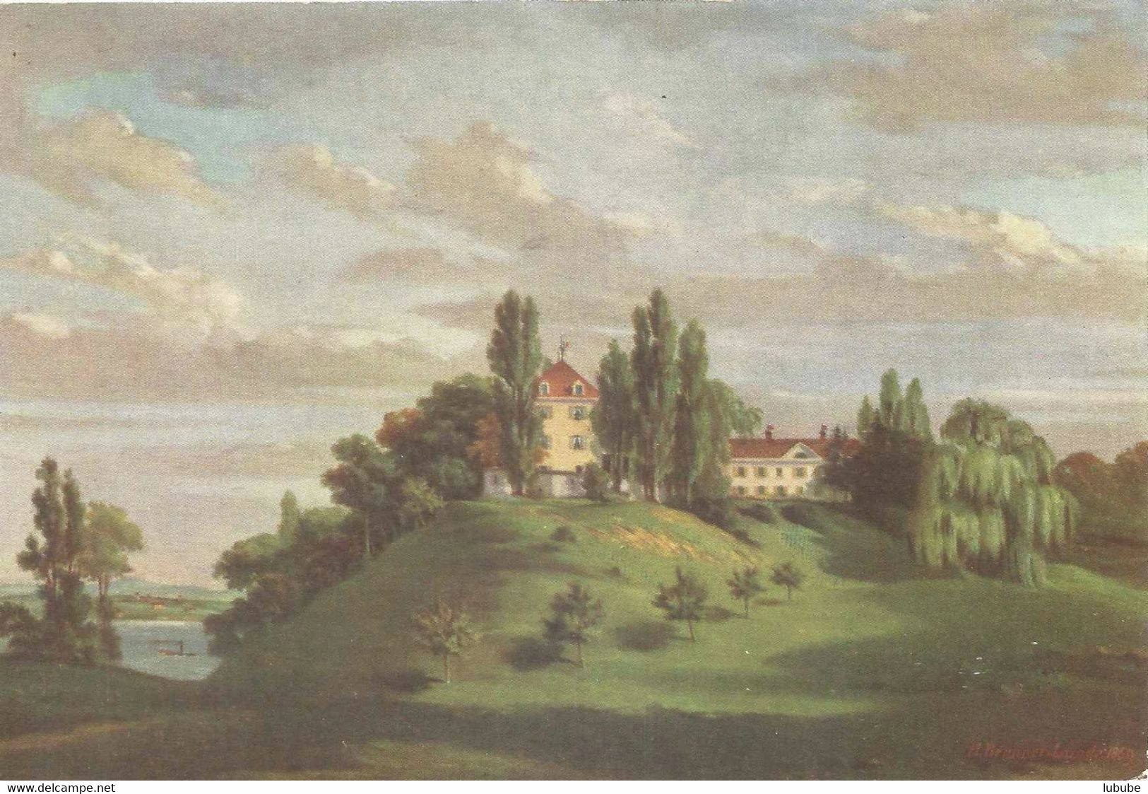 Schloss Arenenberg Von Westen  (H.Brunner-Lacoste)         Ca. 1950 - Autres & Non Classés