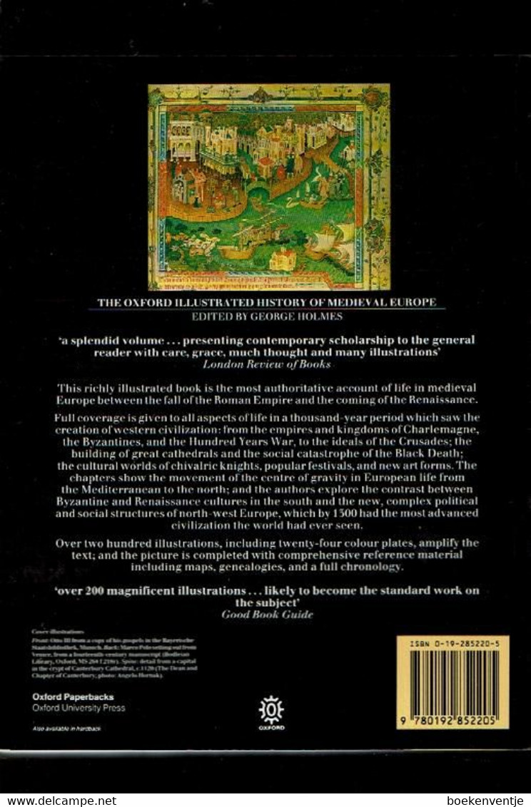 The Oxford Illustrated History Of Medieval Europe - Sonstige & Ohne Zuordnung