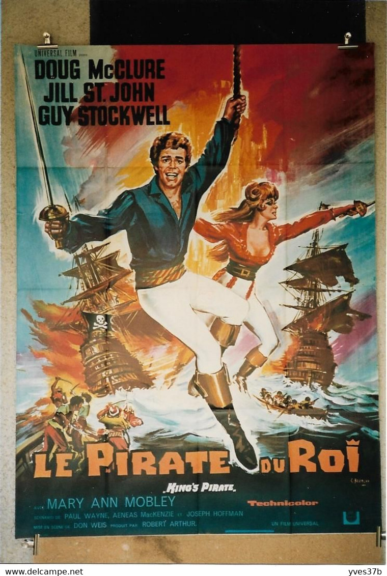 "Le Pirate Du Roi" Doug McClure, Jill St-John..1967 - 60x80 - TTB - Posters