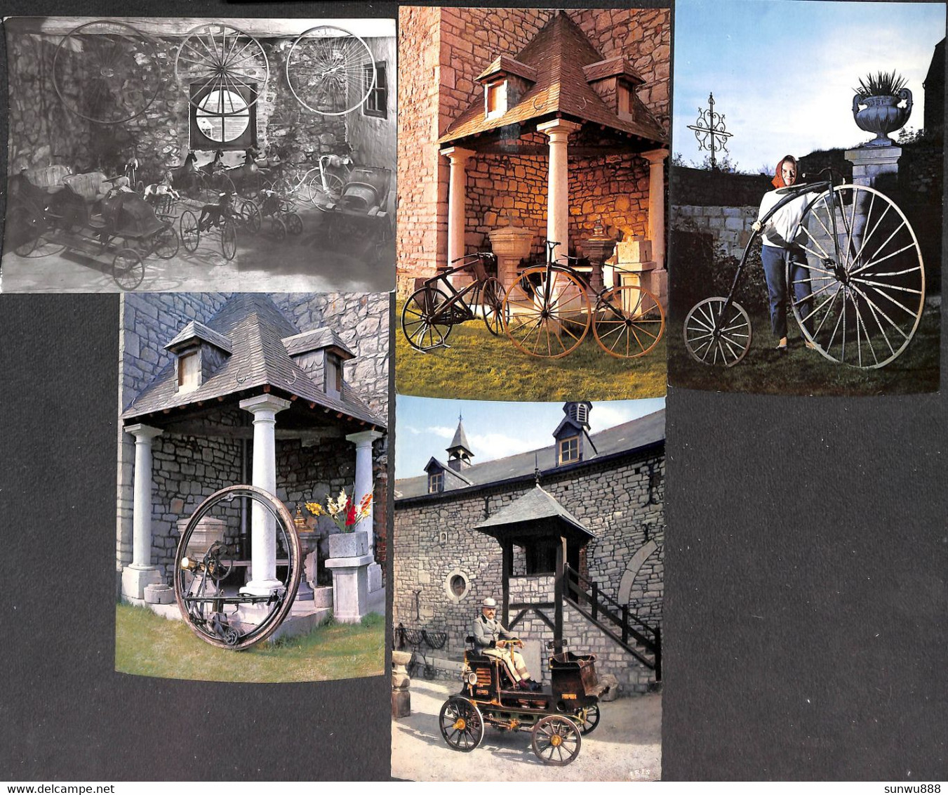 Falmignoul - Musée De La Petite Reine - Lot 5 Cartes Cycle Vélo (prix Fixe) - Other & Unclassified