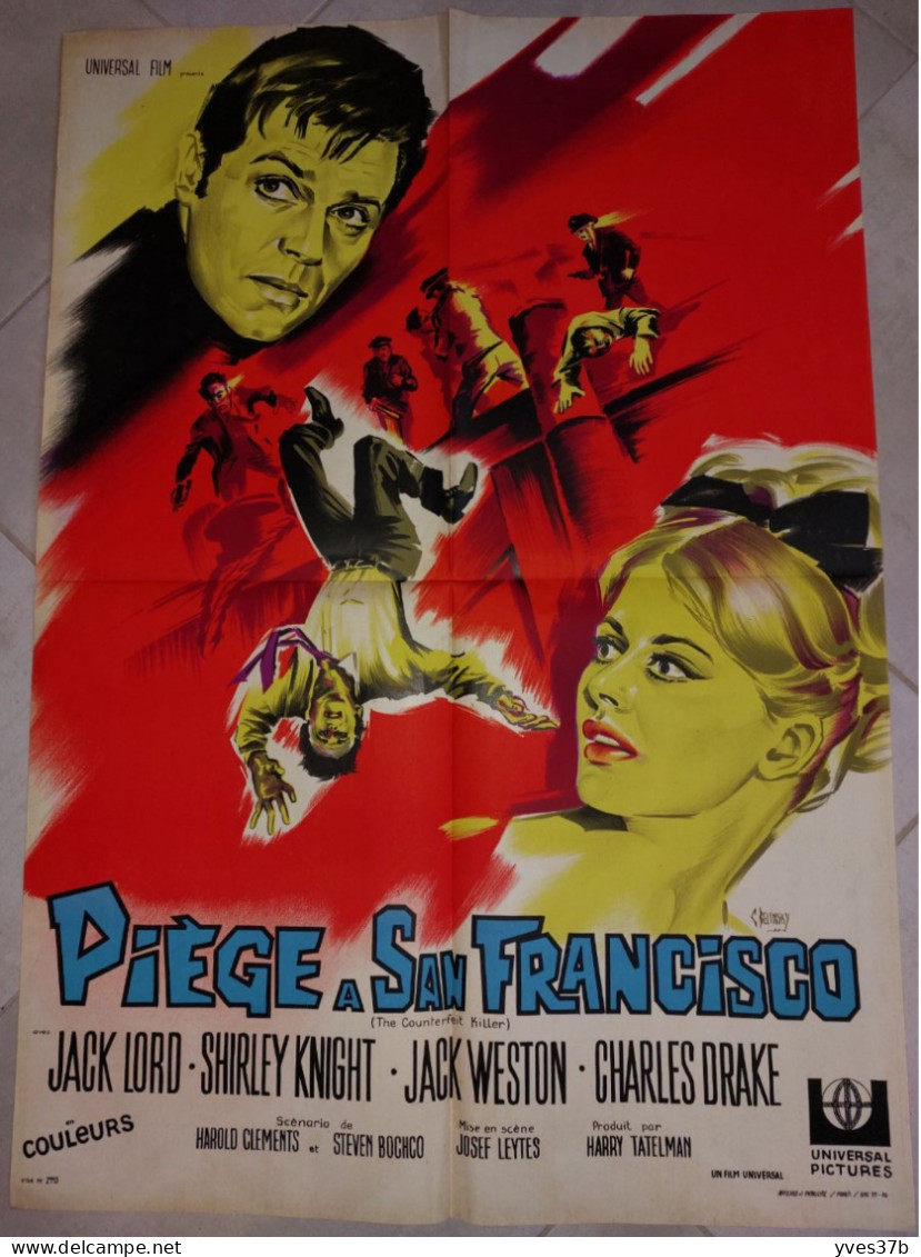 "Piège à San Francisco" J. Lord, S. Knight...1968 - Affiche 60x80 - TTB - Posters