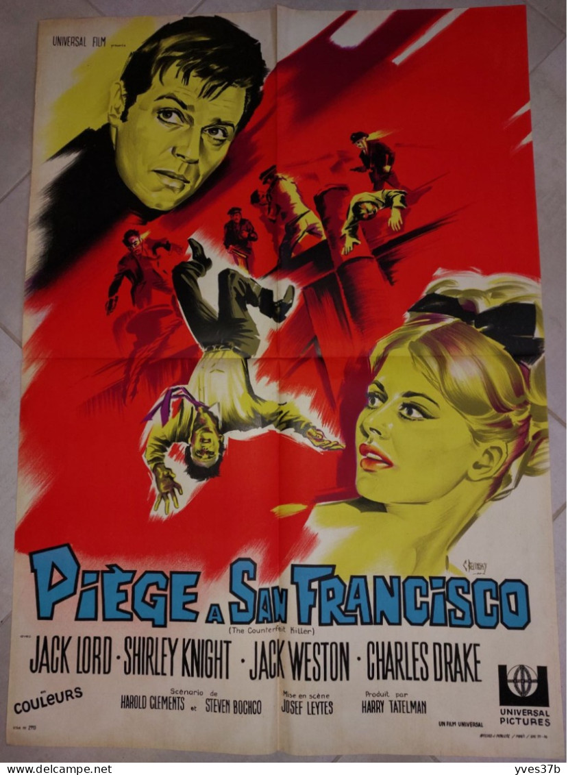 "Piège à San Francisco" J. Lord, S. Knight...1968 - Affiche 60x80 - TTB - Plakate & Poster
