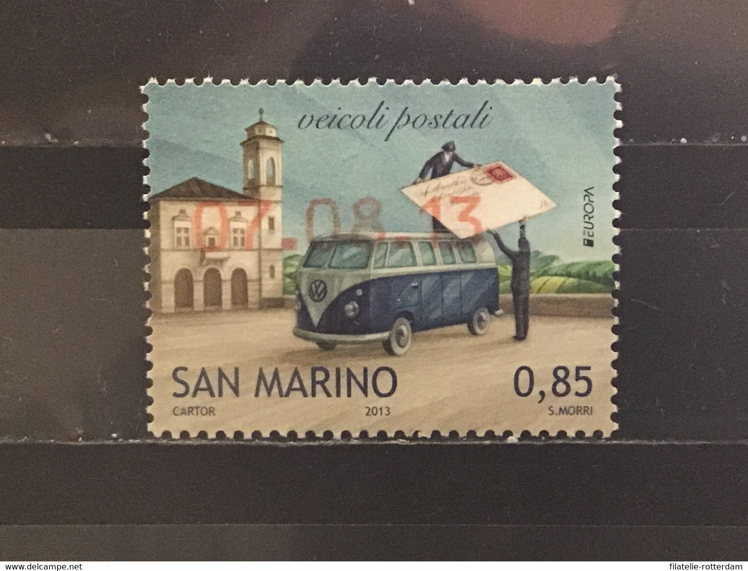 San Marino - Europa, Postvoertuigen (0.85) 2013 - Usados