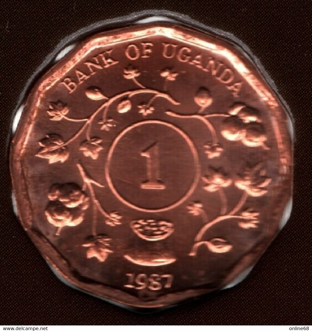 UGANDA 1 SHILLING 1987 KM# 27 - Oeganda