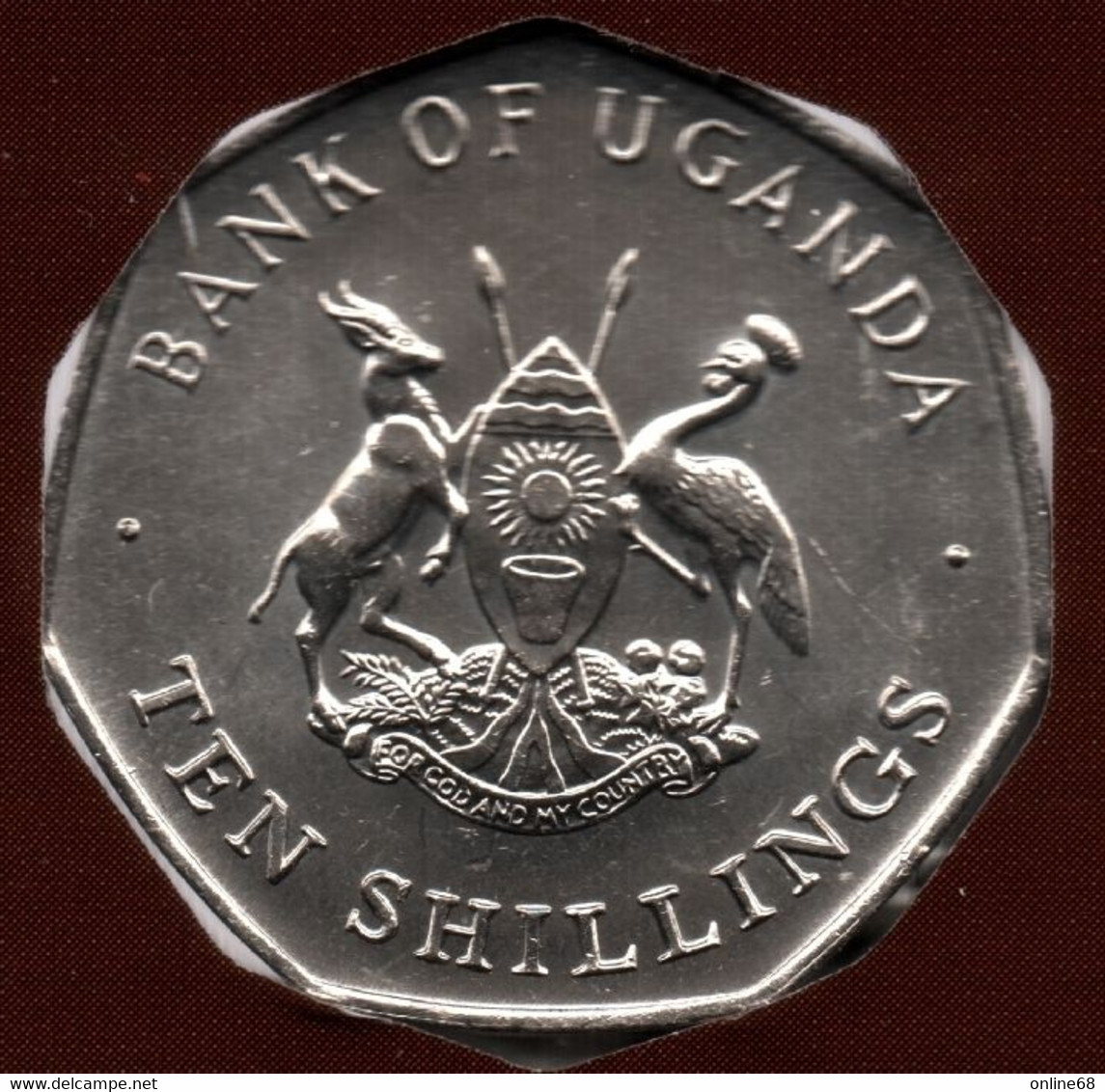 UGANDA 10 SHILLINGS 1987 KM# 30 - Oeganda