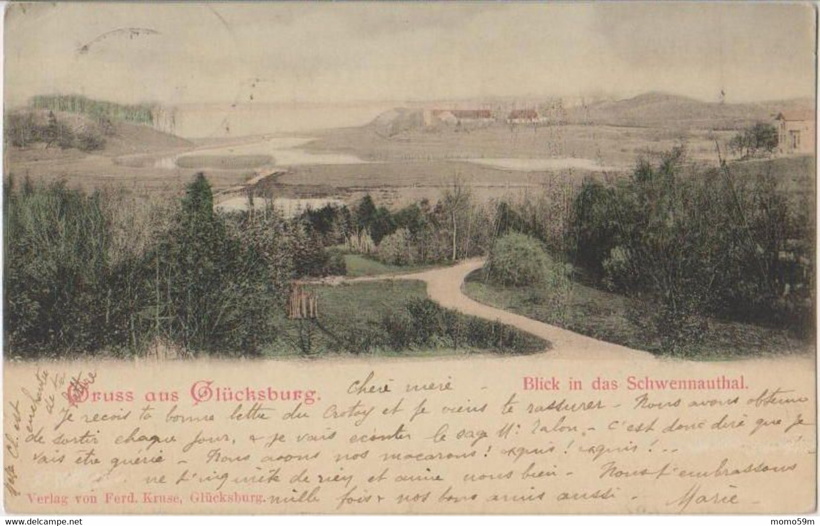 1899. Blick In Das Schwennauthal - Gluecksburg