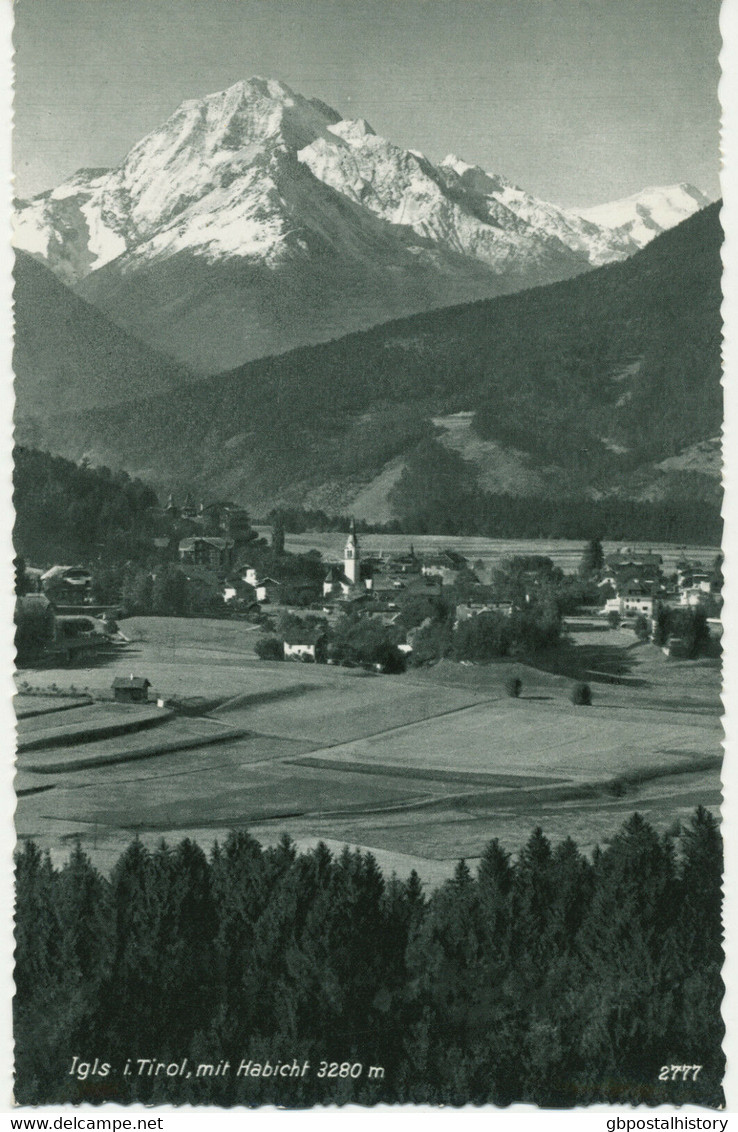 ÖSTERREICH IGLS / INNSBRUCK Ca. 1950 RP S/w Ungebr. AK – TOP-Erhaltung - Igls