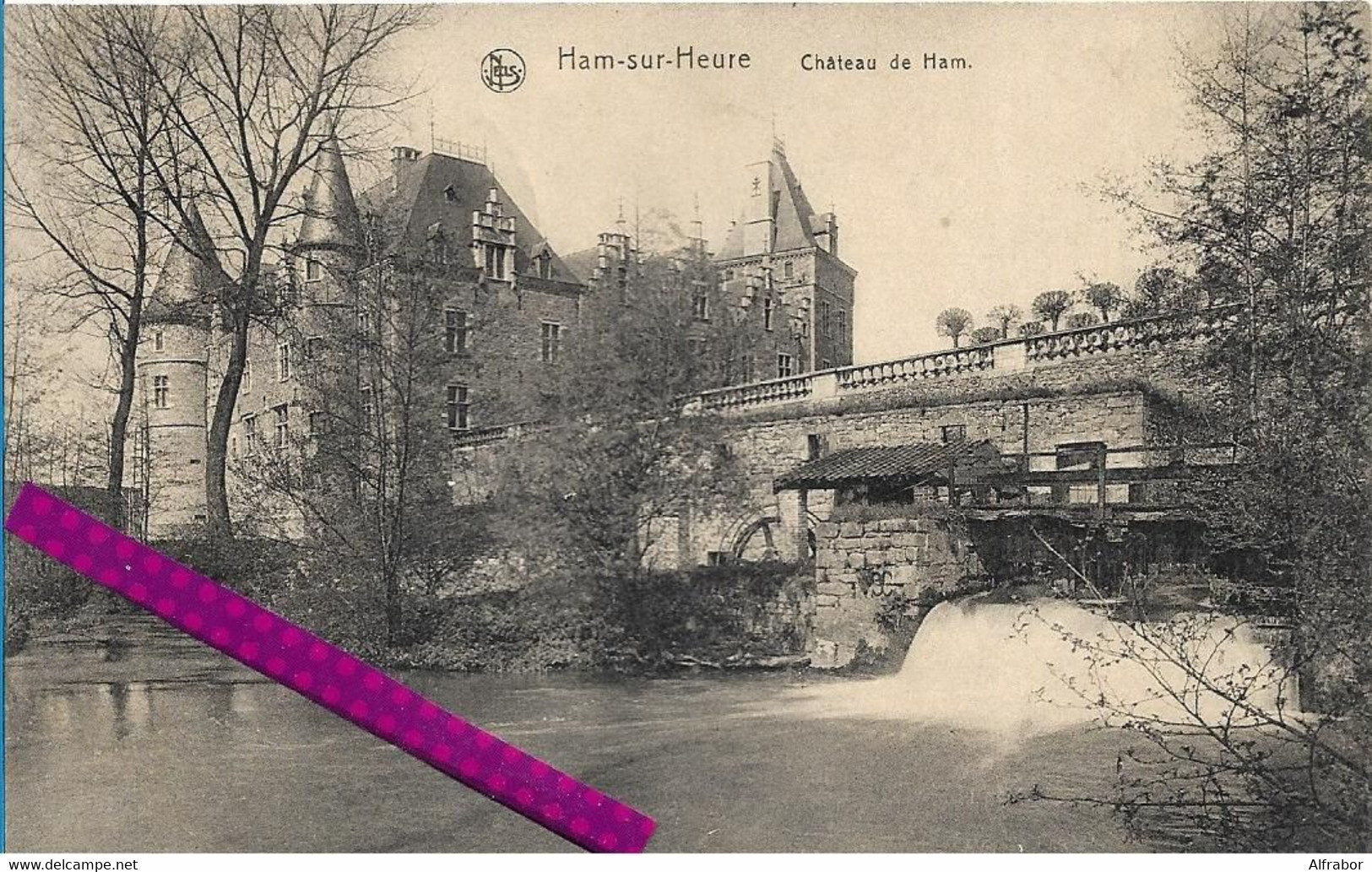 HAM-SUR-HEURE Château De Ham - Circulée 1920 - Edition Alfred Frère -NELS - Ham-sur-Heure-Nalinnes