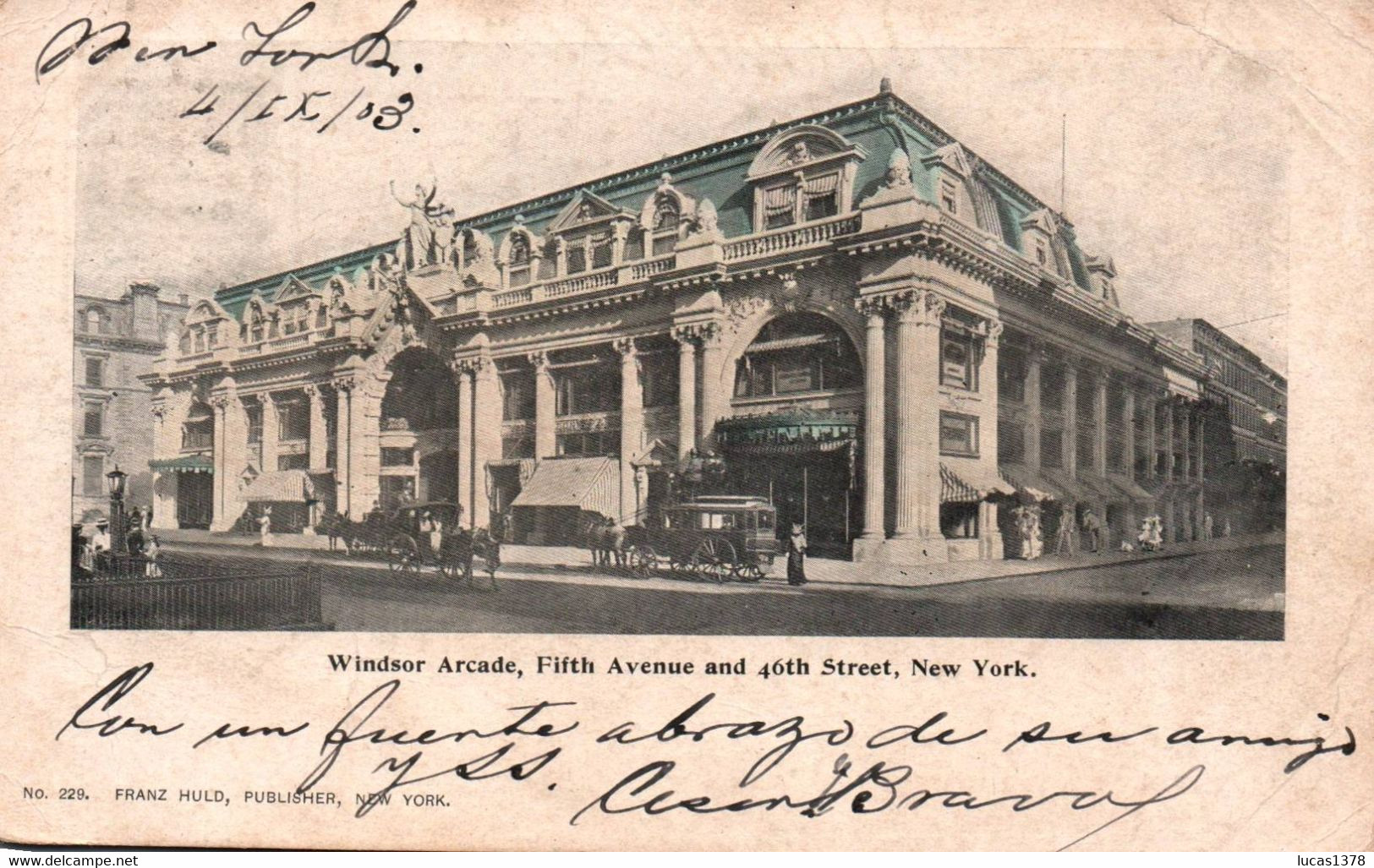 NEW YORK / WINDSOR ARCADE / FIFTH AVENUE AND 46 TH STREET - Altri & Non Classificati