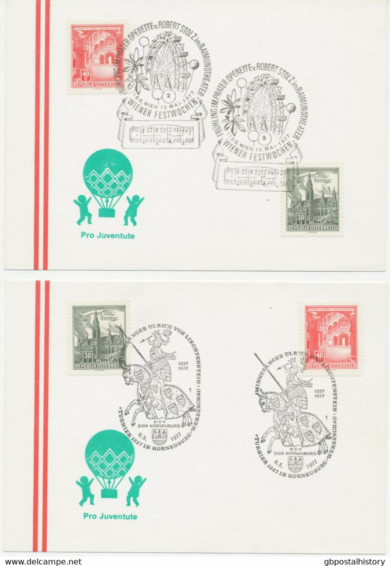 ÖSTERREICH 1975/8, 27 Versch. SST MUSIK Auf Kab.-Postkarten - Colecciones