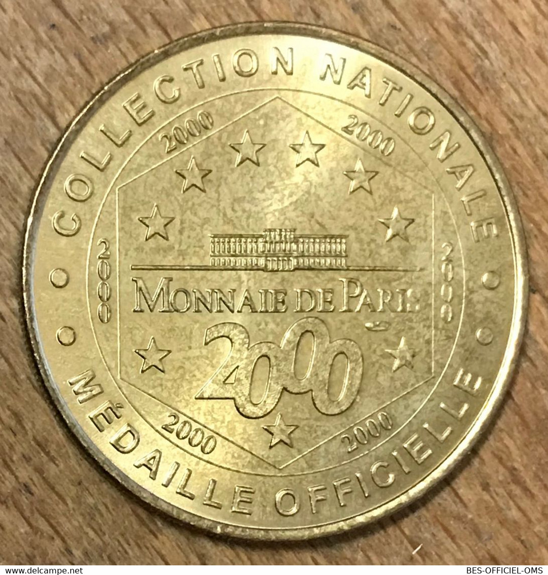 56 ALLIGNEMENT DE CARNAC MDP 2000 MÉDAILLE SOUVENIR MONNAIE DE PARIS JETON TOURISTIQUE MEDALS COINS TOKENS - 2000