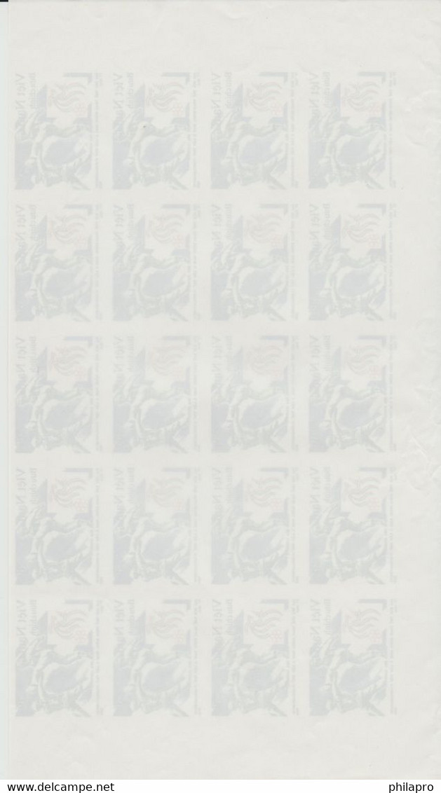 VIETNAM  1993  IMPERF. FULL SHEET 20V -  SPORT KARATE **MNH   Ref  GF - Non Classificati