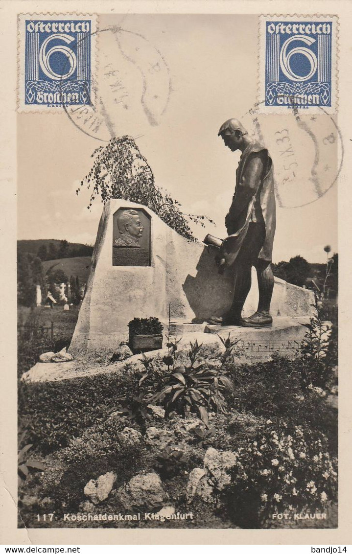 Klagenfurt  - Koschatdenkmal - Scan Recto-verso - Klagenfurt