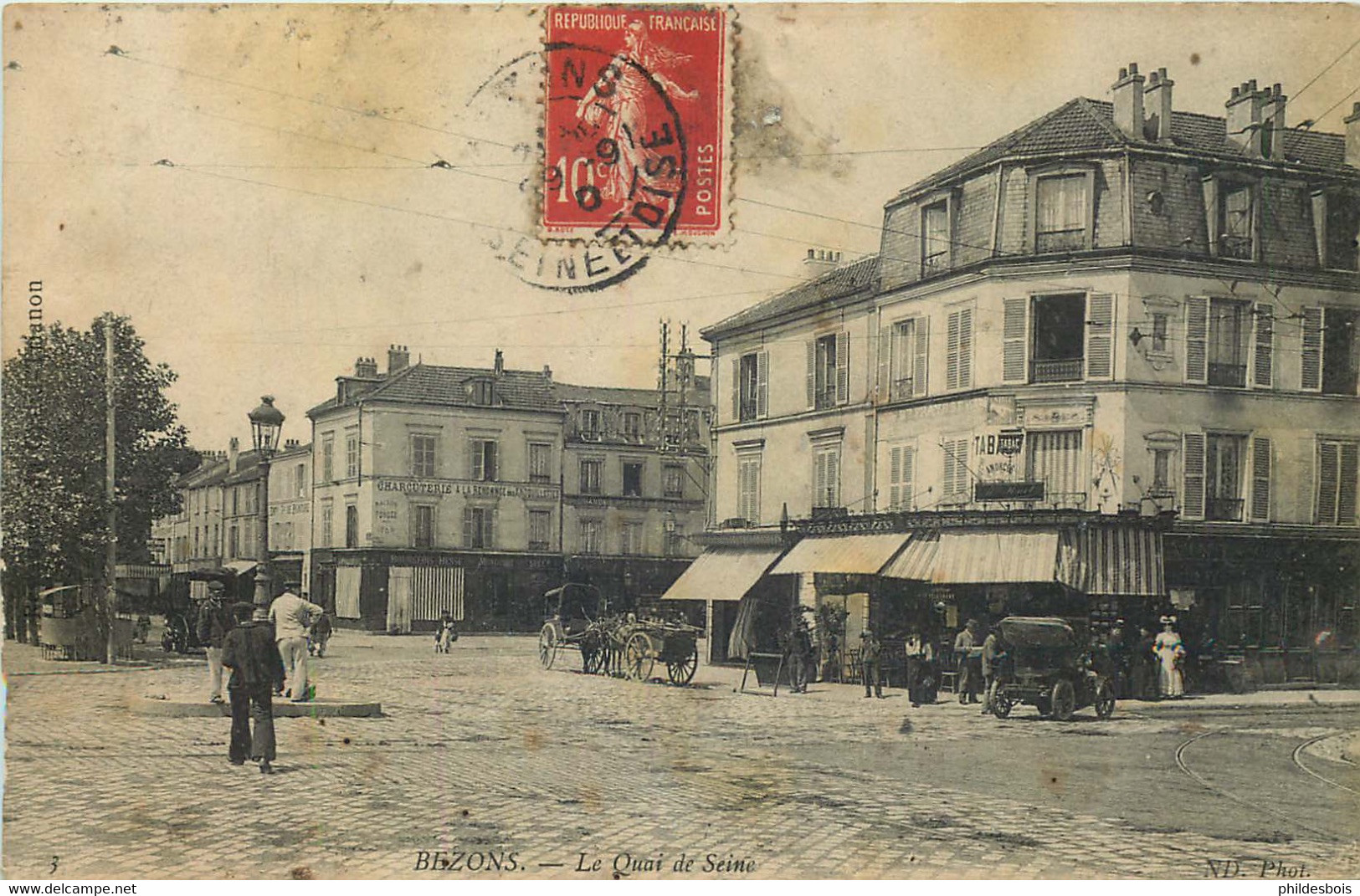 VAL D'OISE  BEZONS  Le Quai De Seine (état) - Bezons