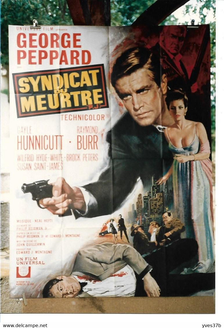 "Le Syndicat Du Meurtre" G. Peppard, G. Hunnicutt...1968 - 120x160 - TTB - Affiches & Posters