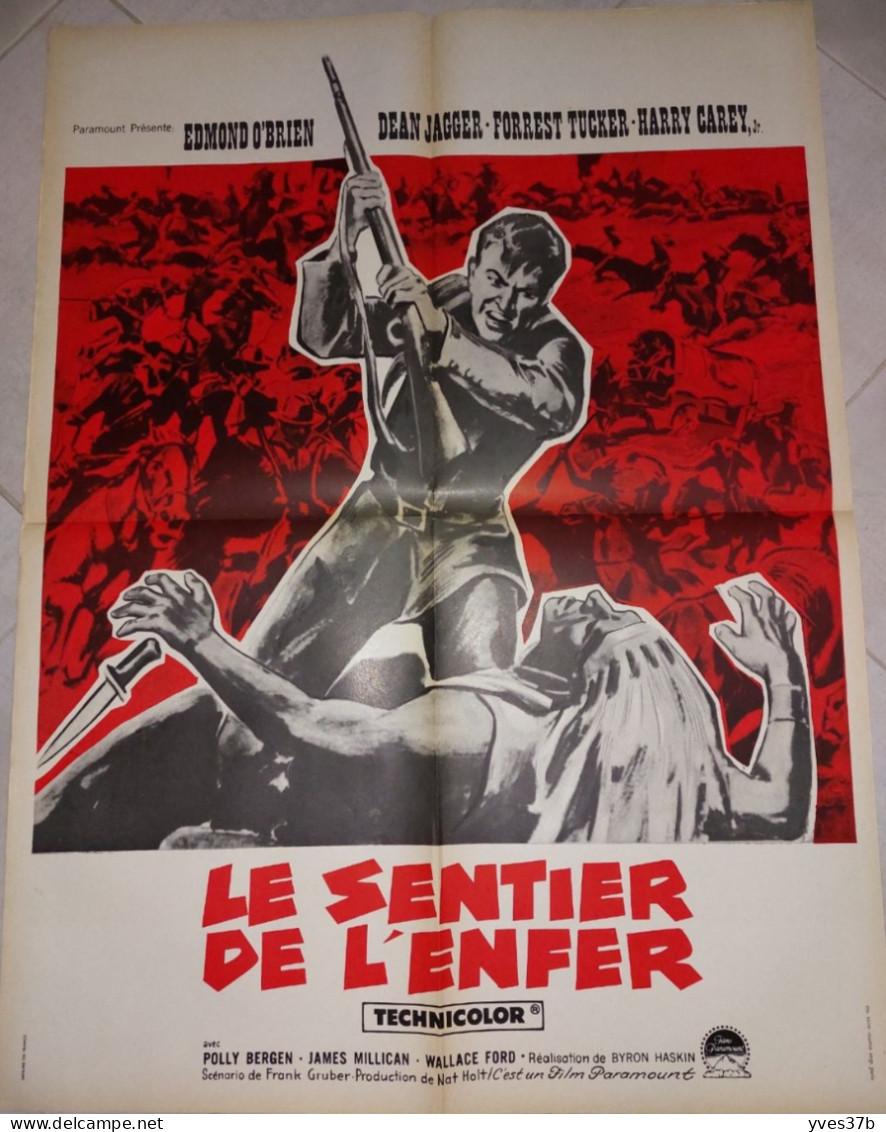 "Le Sentier De L'Enfer" E. O'Brien, D. Jagger...1951 - Affiche 60x80 - TTB - Affiches & Posters