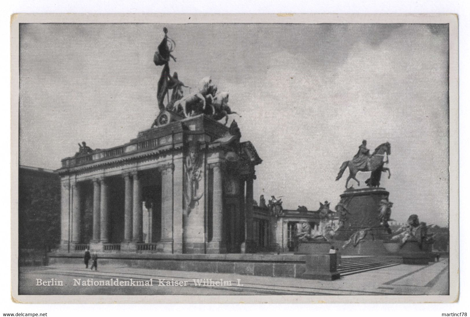 Berlin Nationaldenkmal Kaiser Wilhelm I - Tiergarten