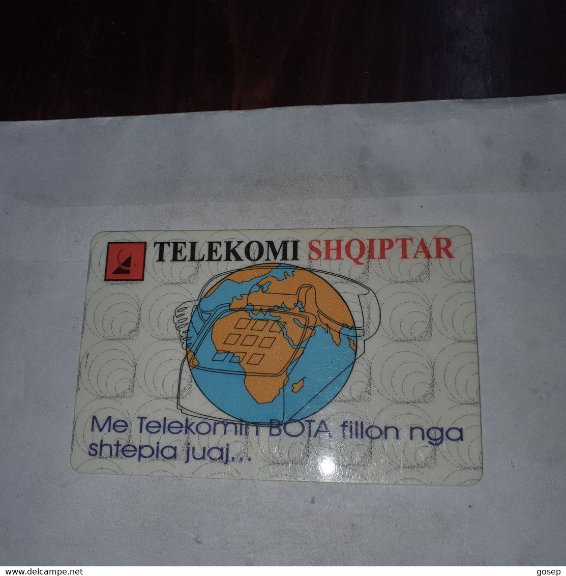 Albania-me Telekom Bota-(100impulse)-(3)-(1000-104012)-tirage-?-used Card+1card Prepiad Free - Albania