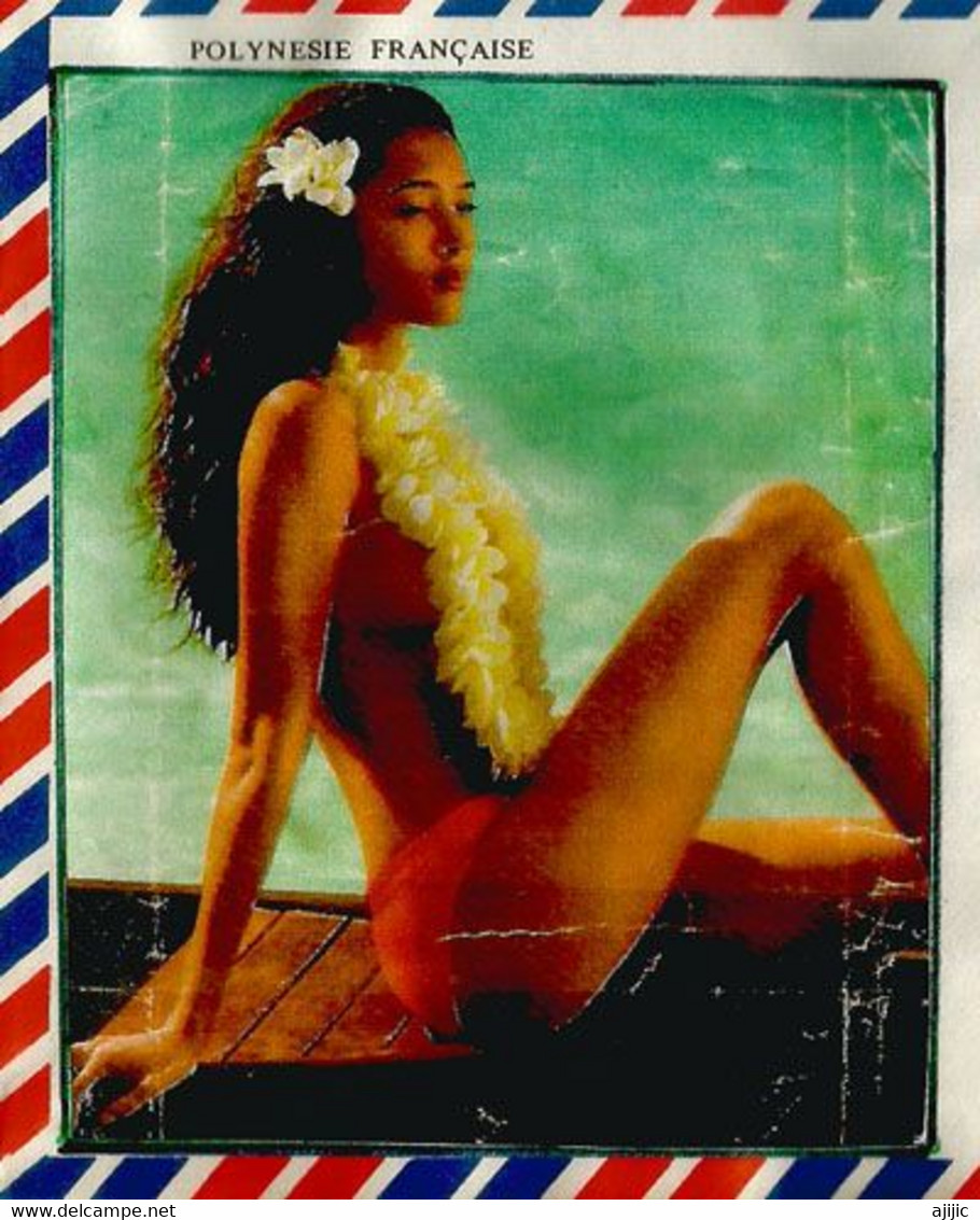 Beauté Polynesienne, Lettre De Papeete,    Photos. Verso-recto - Brieven En Documenten