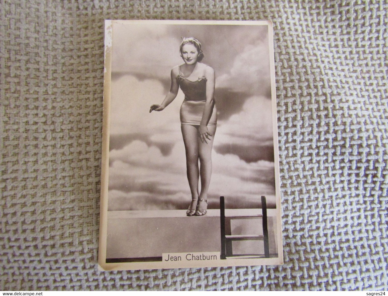 Chromo Cigarettes Beauties Of To-Day Nº 33 Jean Chatburn Godfrey Phillips Ltd Fourth Series 1938 - Phillips / BDV