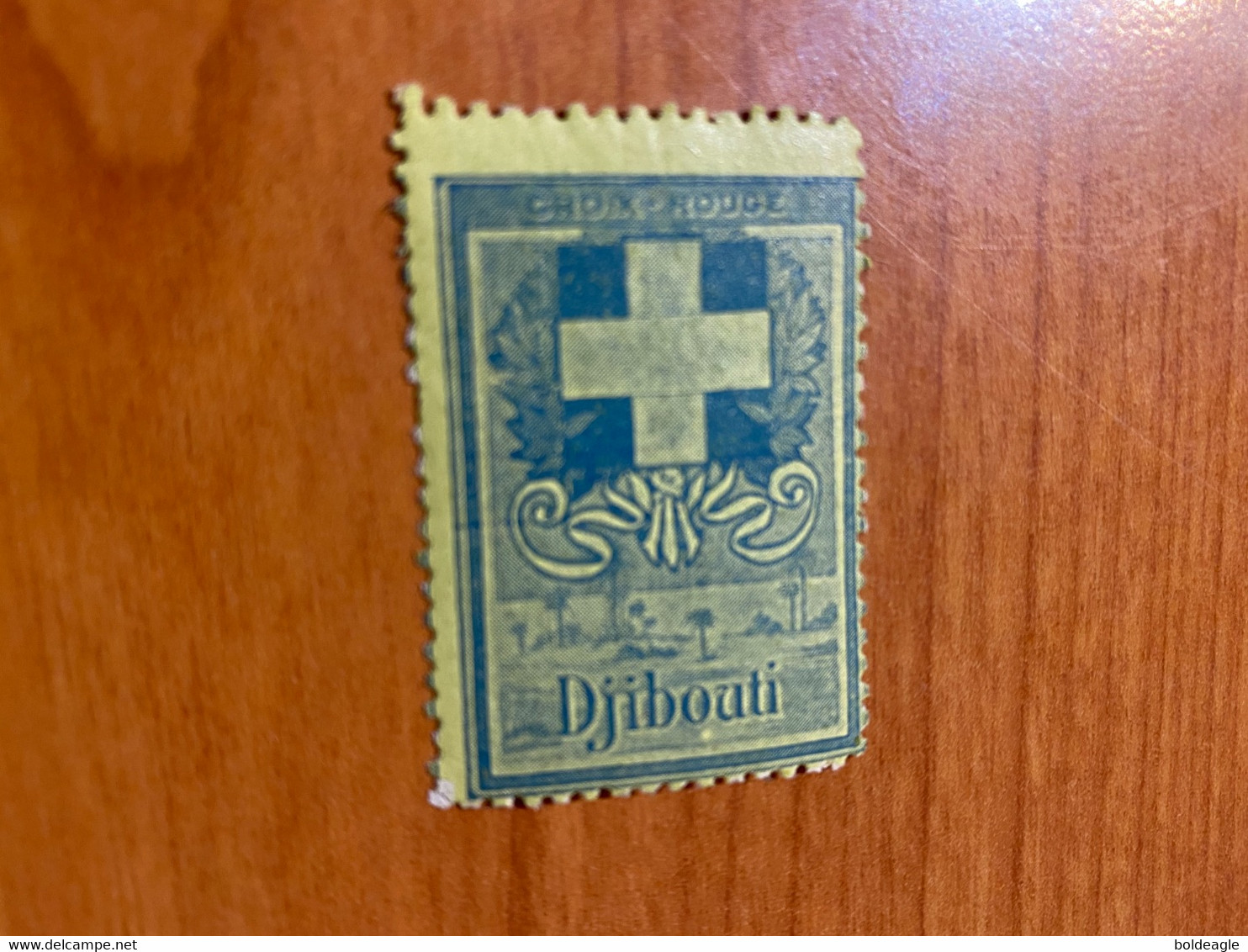 Vignette - Djibouti - Croix Rouge /militaire - Red Cross