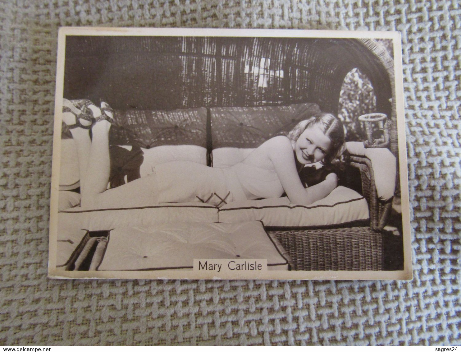 Chromo Cigarettes Beauties Of To-Day Nº 31 Mary Carlisle - Godfrey Phillips Ltd Fourth Series 1938 - Phillips / BDV