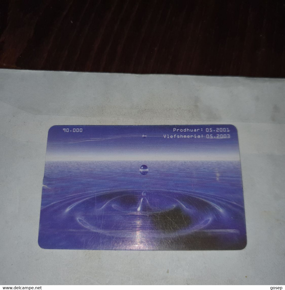 Albania-sea-(100impulse)-(27)-(1002-435630)-tirage-90.000-used Card+1card Prepiad Free - Albanie