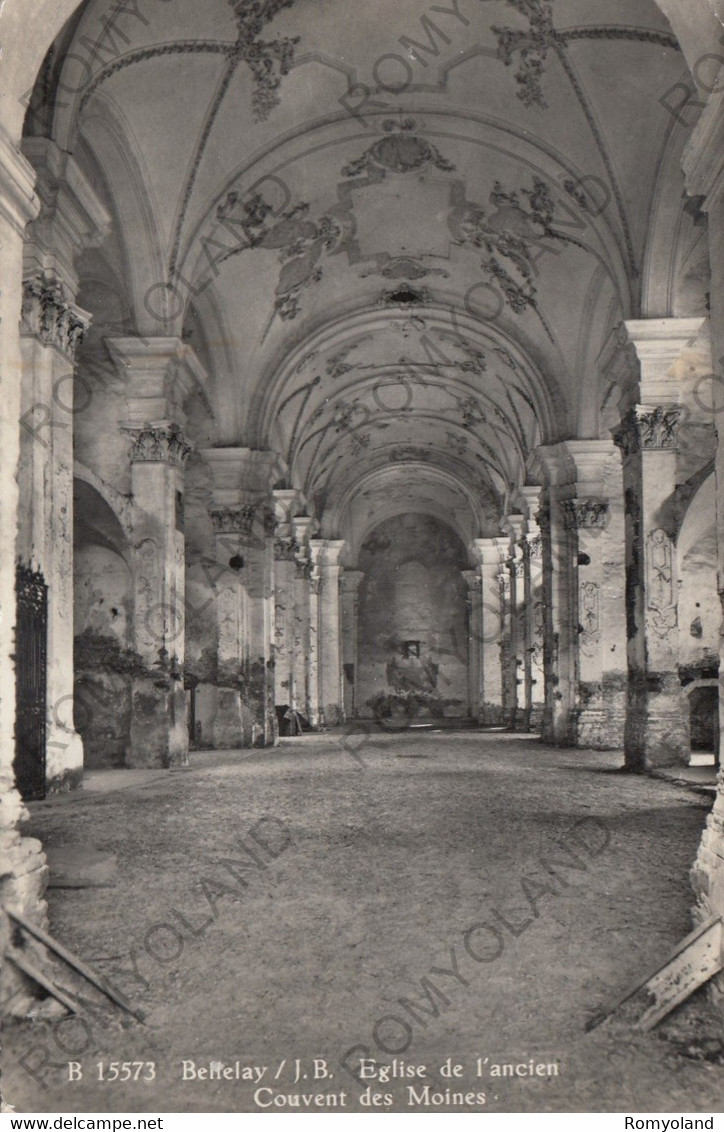 CARTOLINA  SAICOURT,SVIZZERA,BELLELAY,J.B.EGLISE DE L"ANCIEN COUVENT DES MOINES,VIAGGIATA 1959 - Court