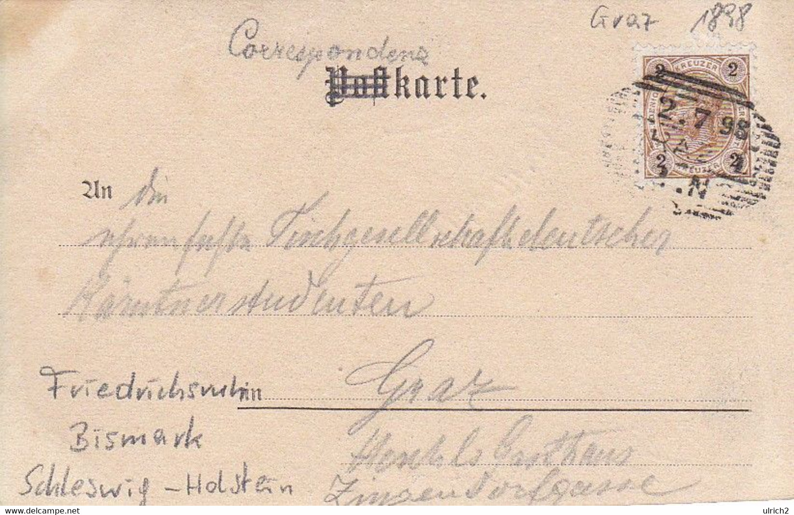 AK Friedrichsruh - Das Heim Des Alt-Reichskanzlers - Bismarck - 1898  (54394) - Friedrichsruh